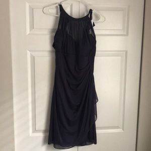 David’s Bridal Bridesmaid High Neck Dress